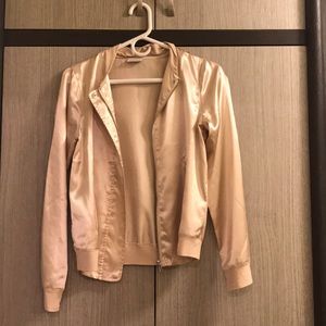 ROSE GOLD BOMBER JACKET